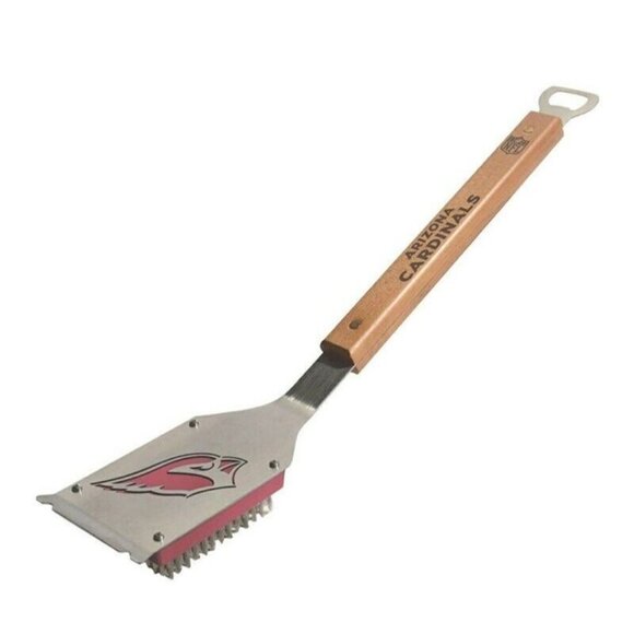 NFL Arizona Cardinals The Sportula Grilling Bottle Opener Bristle Brush Spatula - Picture 2 of 9